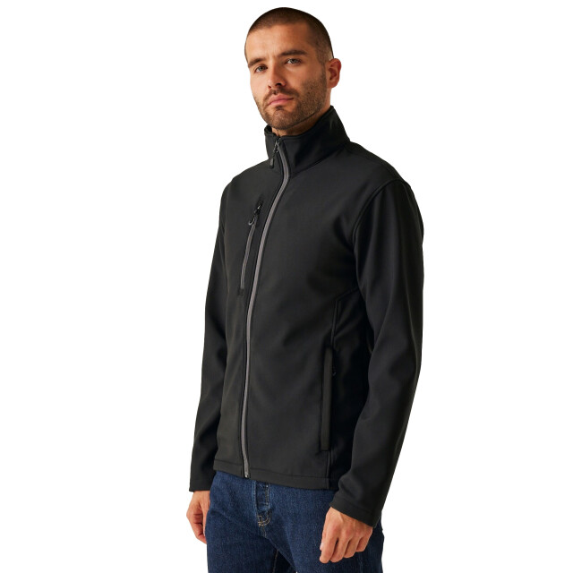 Regatta Heren eerlijk gemaakt gerecycled soft shell jasje UTFK2220_black large