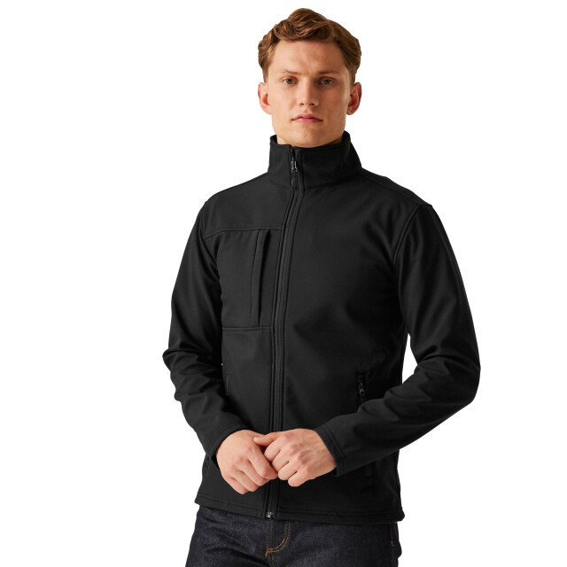 Regatta Heren octagon ii soft shell jas UTFK2544_black large