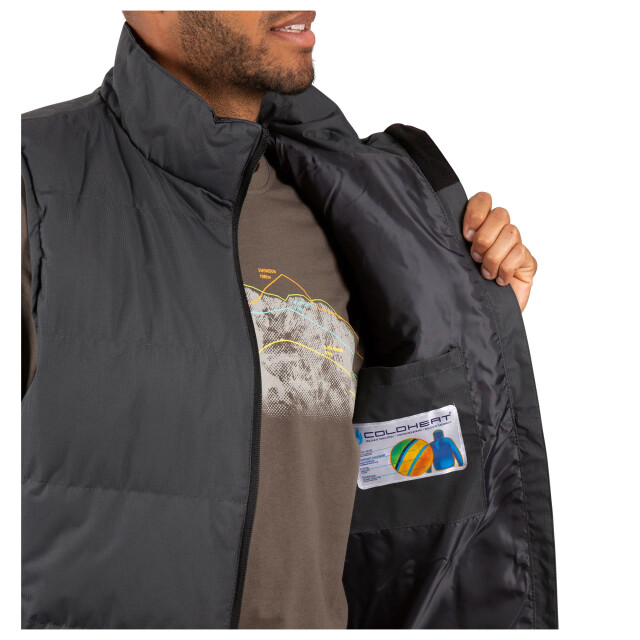 Trespass Heren clasp gewatteerde bodywarmer UTTP849_flint large