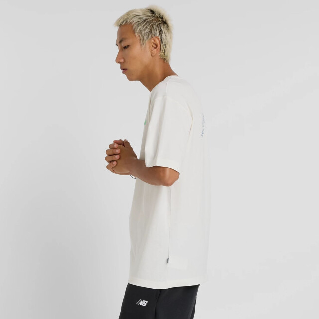 New Balance MT51903 T-Shirts Wit MT51903 large