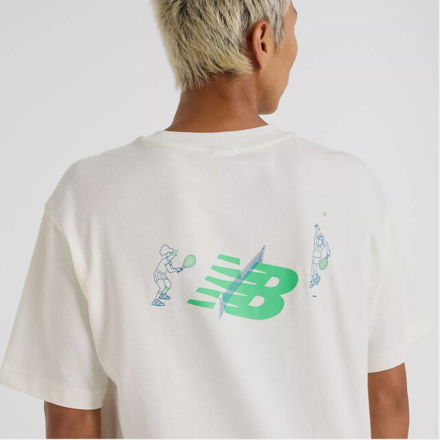 New Balance MT51903 T-Shirts Wit MT51903 large