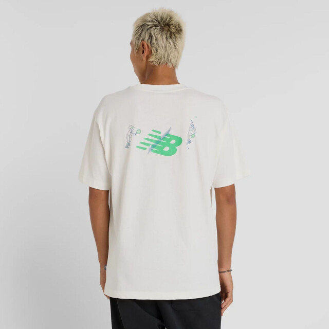 New Balance MT51903 T-Shirts Wit MT51903 large