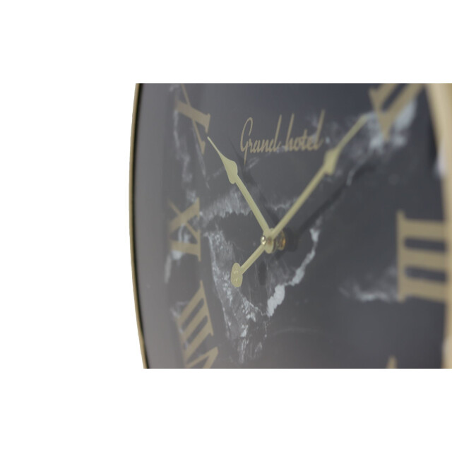 HSM Collection -wandklok marmerlook marseille-50x6x50--metaal/glas 2923436 large