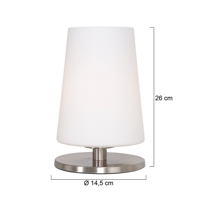 Bright Home Moderne tafellamp solara staal 2990468 large