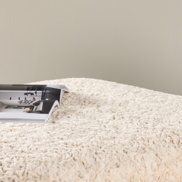Nest living Erla vierkante schapenvacht poef 100 x 100 cm 3062529 large
