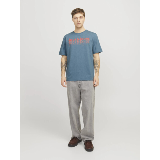 Jack & Jones Heren t-shirt jjtex ronde hals 12269335-Blauw large