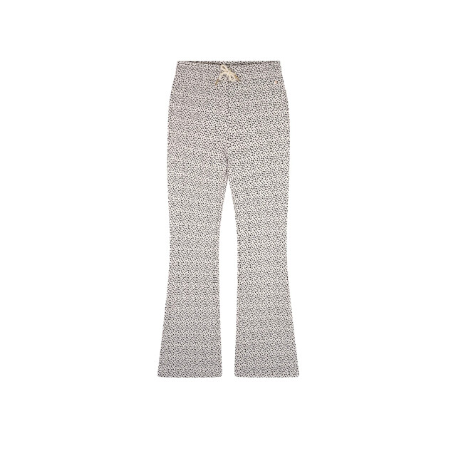 NoBell Zomer broek meisjes wit jersey rib, aop sady Q502-3500-020 large