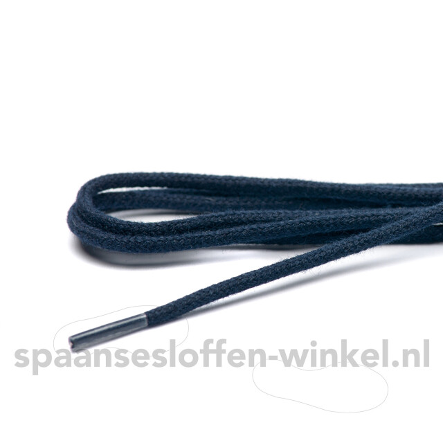 ARIESZZZ Schoenveters donker fijn rond dikte 3 mm Schoenveters donkerblauw fijn rond dikte 3 mm large