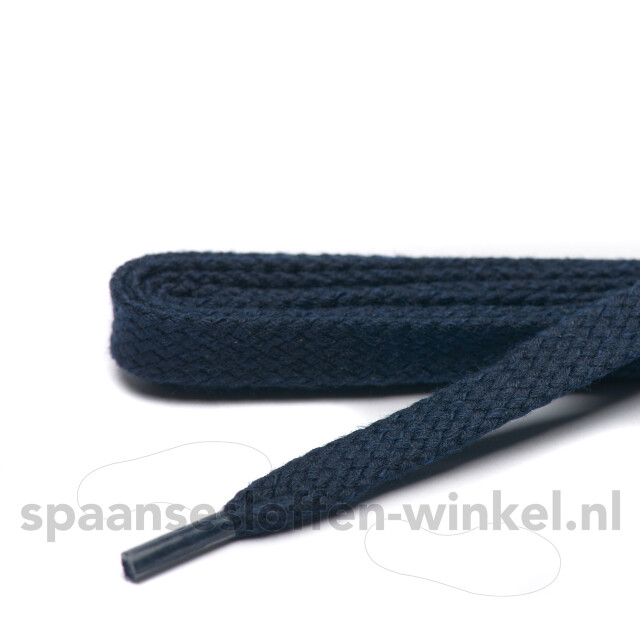 ARIESZZZ Schoenveters plat 7 mm schoenveters plat donkerblauw  7 mm 150 cm large