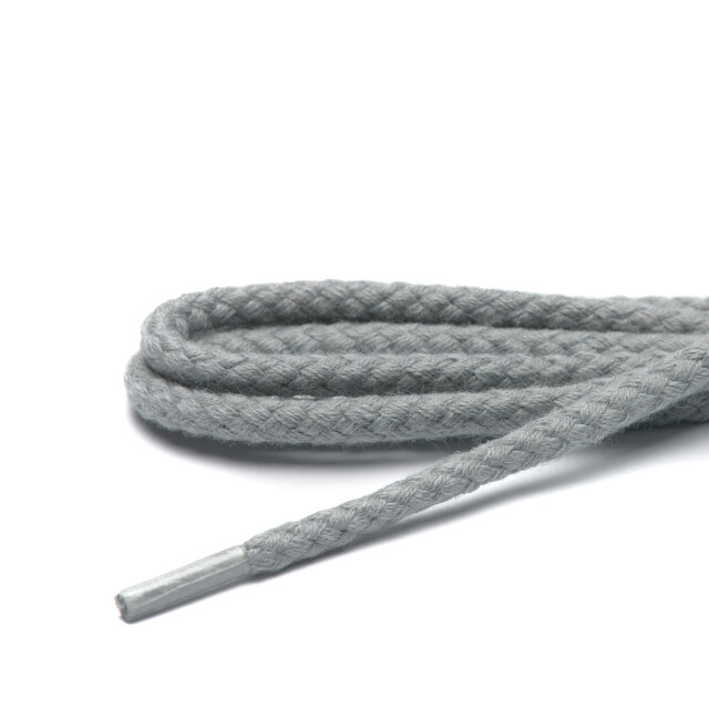 ARIESZZZ Schoenveters licht rond grof dikte 4 mm Schoenveters lichtgrijs rond grof dikte 4 mm 90 cm large