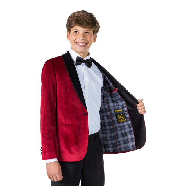 OppoSuits Teen boys dinner jacket burgundy ODTB-1001 large