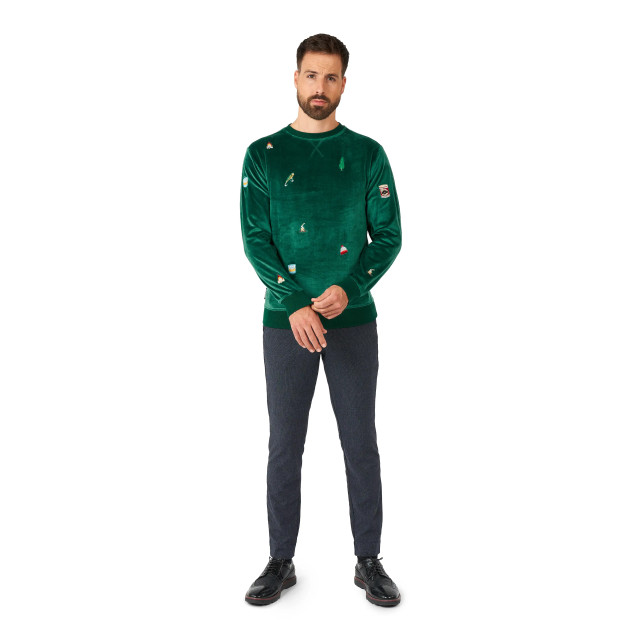 OppoSuits Velvet green xmas icons ODSM-1013 large