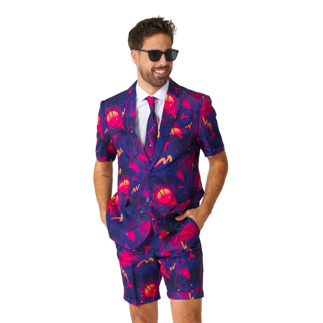 Suitmeister Summer retro neon navy OBSU-1006 large