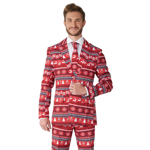 Suitmeister Nordic pixel red OBAS-1007 large