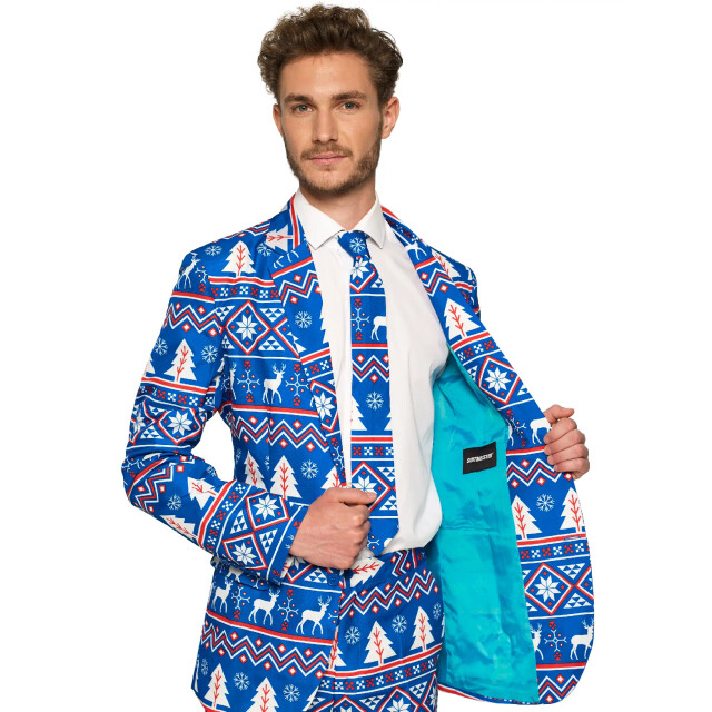 Suitmeister Christmas blue nordic OBAS-0066 large
