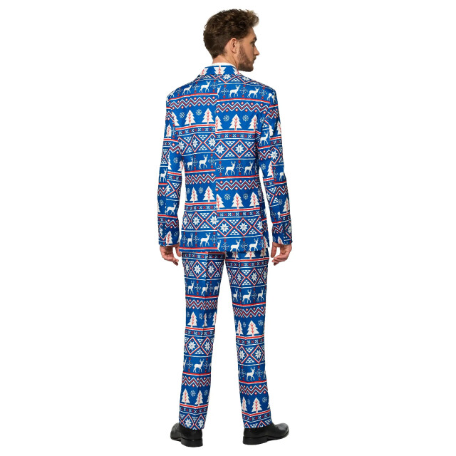 Suitmeister Christmas blue nordic OBAS-0066 large