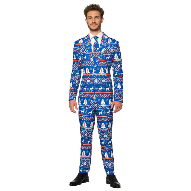 Suitmeister Christmas blue nordic OBAS-0066 large