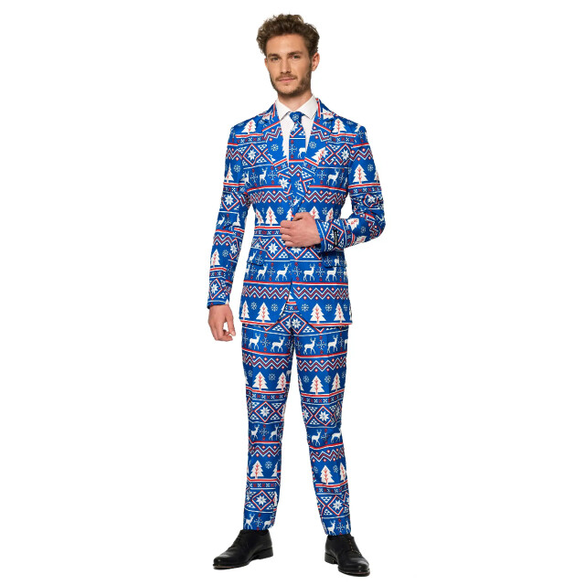 Suitmeister Christmas blue nordic OBAS-0066 large