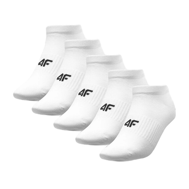 4F Dames casual enkelsokken (set van 5) UTFO118_white large