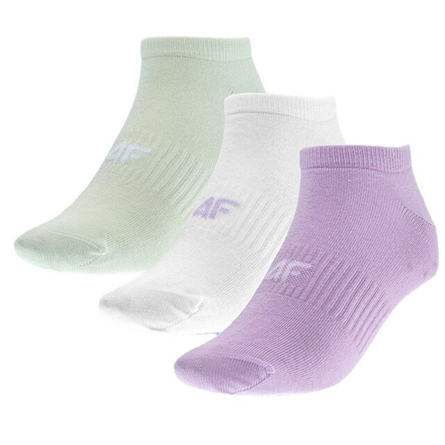 4F Dames sportsokken (pak van 3) UTFO104_purplegreenwhite large
