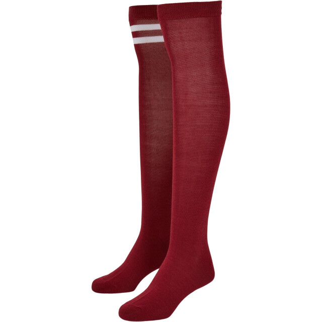 Urban Classics Dames crew sokken (set van 2) UTTN579_burgundy large