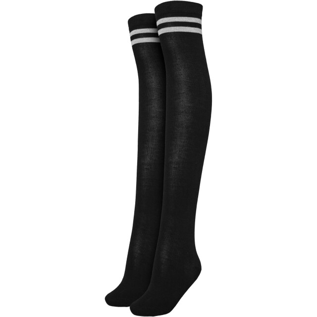 Urban Classics Dames over knee sokken (set van 2) UTTN416_blackgrey large