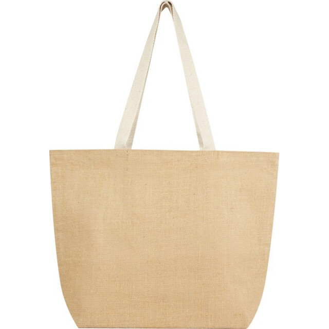 Generic Surplus Juta gelamineerde jute 7l draagtas UTPF4396_naturalwhite large