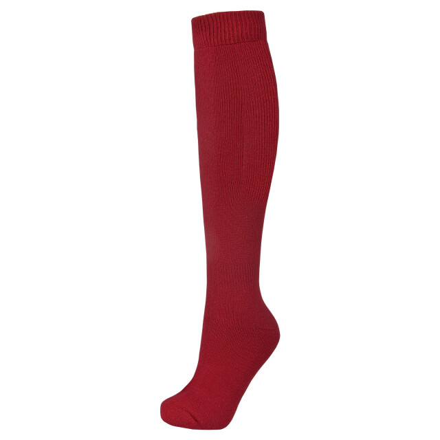 Trespass Volwassen unisex tech luxe merino wollen hoge skisokken UTTP967_red large