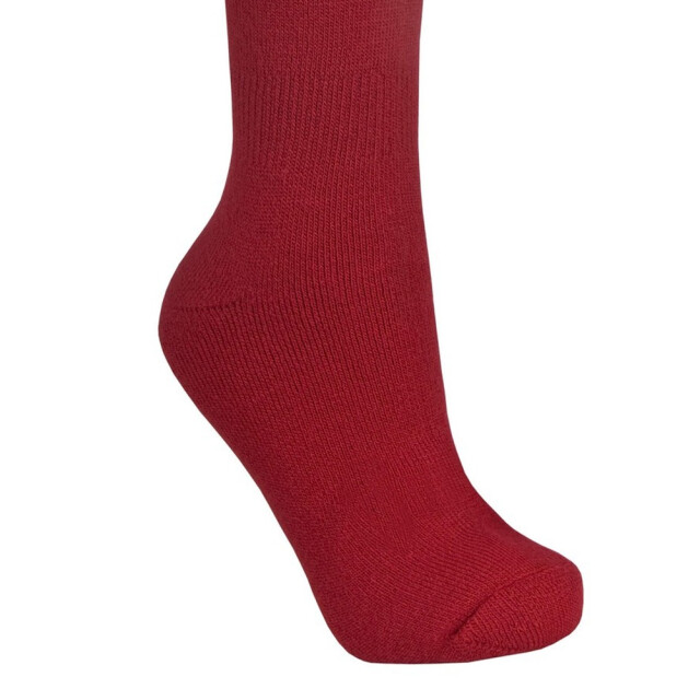 Trespass Volwassen unisex tech luxe merino wollen hoge skisokken UTTP967_red large