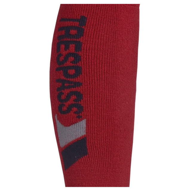 Trespass Volwassen unisex tech luxe merino wollen hoge skisokken UTTP967_red large