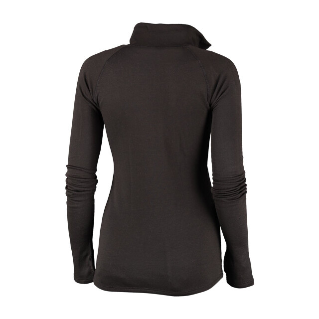 Nomad Rough zip-neck thermo control longsleeve dames | black CURWSZN8M101 large