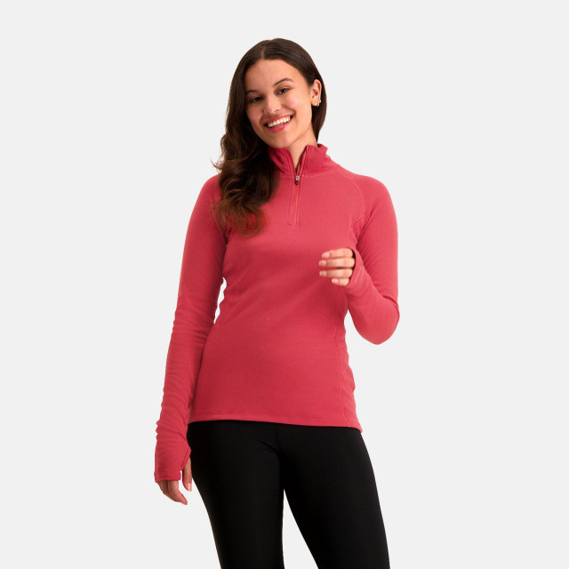 Nomad Rough zip-neck thermo control longsleeve dames | tulip CURWSZN8M566 large