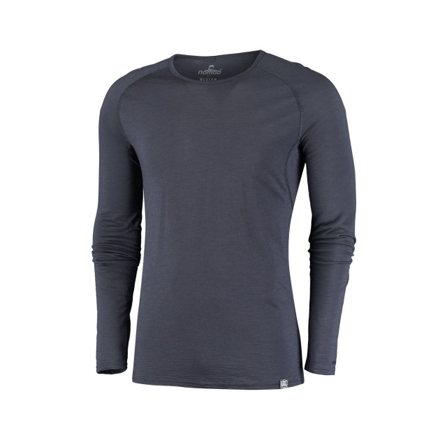 Nomad Pure merinowol longsleeve heren | graphite CUPMSLN8M112 large