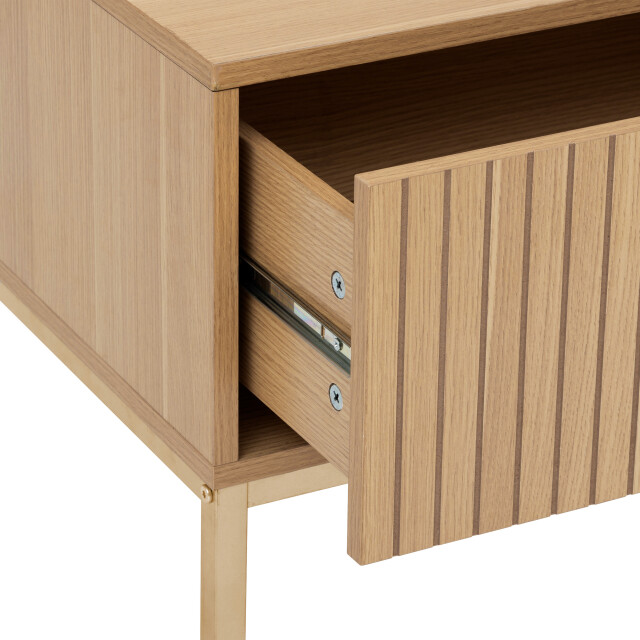5Five Koffietafel salontafel tasso houten salontafel met panelen 50x100x40 cm 3049072 large