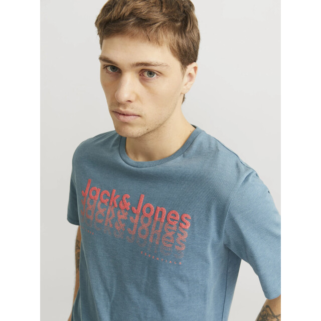 Jack & Jones Heren t-shirt jjtex ronde hals 12269335-Blauw large