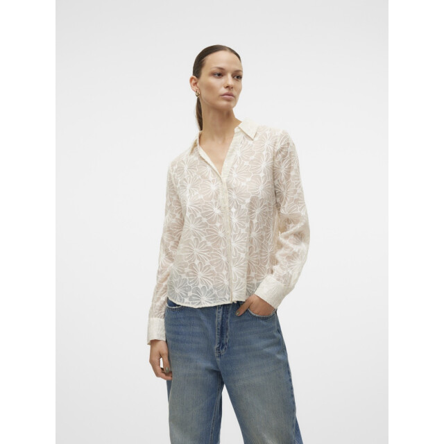 Vero Moda Vmkane ls shirt wvn beige 4309.05.0019 large