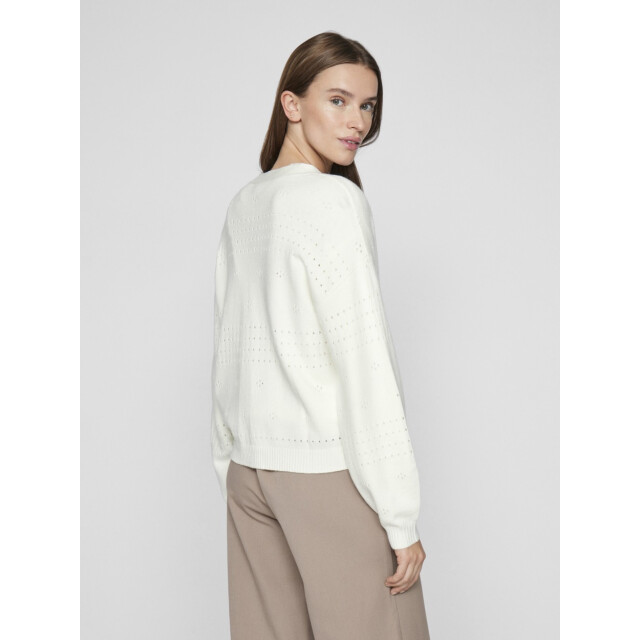 Vila Viril v-neck ls knit cardigan no off-white 4249.02.0021 large