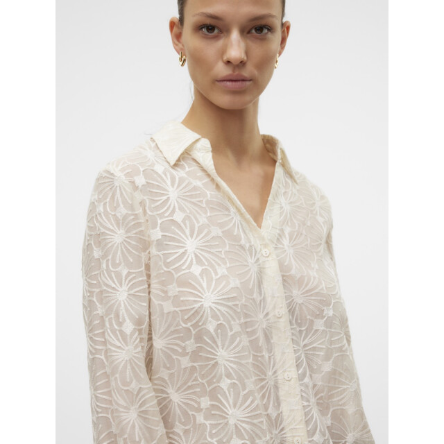 Vero Moda Vmkane ls shirt wvn beige 4309.05.0019 large