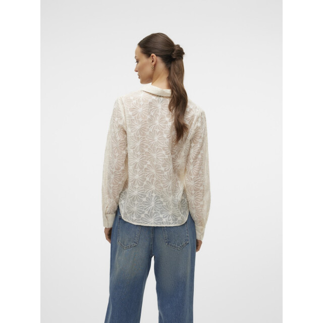 Vero Moda Vmkane ls shirt wvn beige 4309.05.0019 large