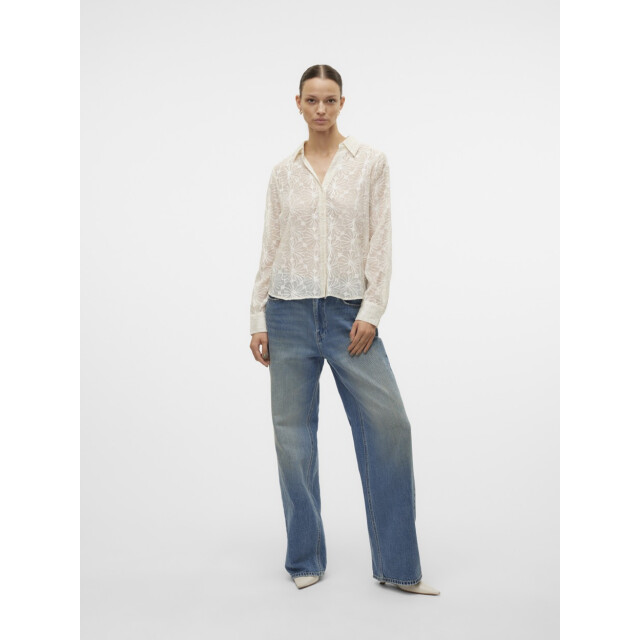 Vero Moda Vmkane ls shirt wvn beige 4309.05.0019 large