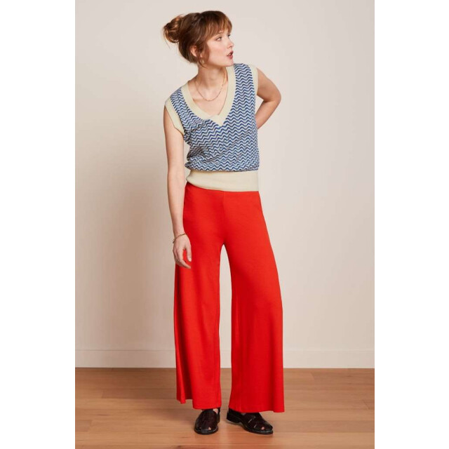 King Louie Border palazzo cropped pants milano crepe 09034653-653 large