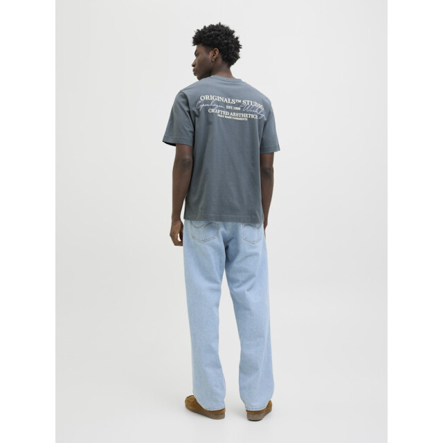 Jack & Jones jorislington type tee ss crew neck 12273640 stormy weather 05011.940.0093 large