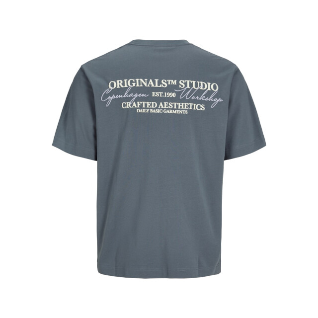 Jack & Jones jorislington type tee ss crew neck 12273640 stormy weather 05011.940.0093 large