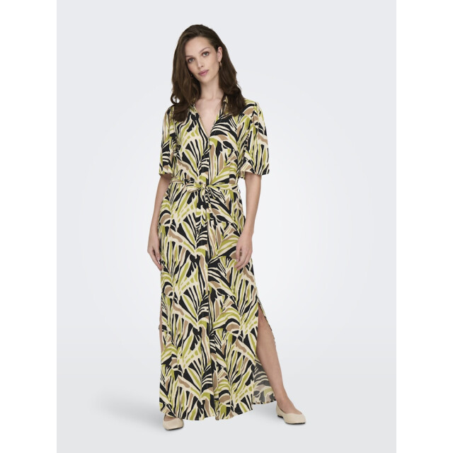 Jacqueline de Yong nile life 2/4 maxi shirt dress 15341270 black 06313.349.0027 large