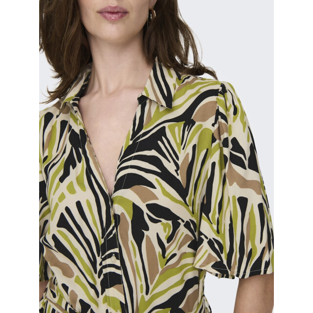 Jacqueline de Yong nile life 2/4 maxi shirt dress 15341270 black 06313.349.0027 large