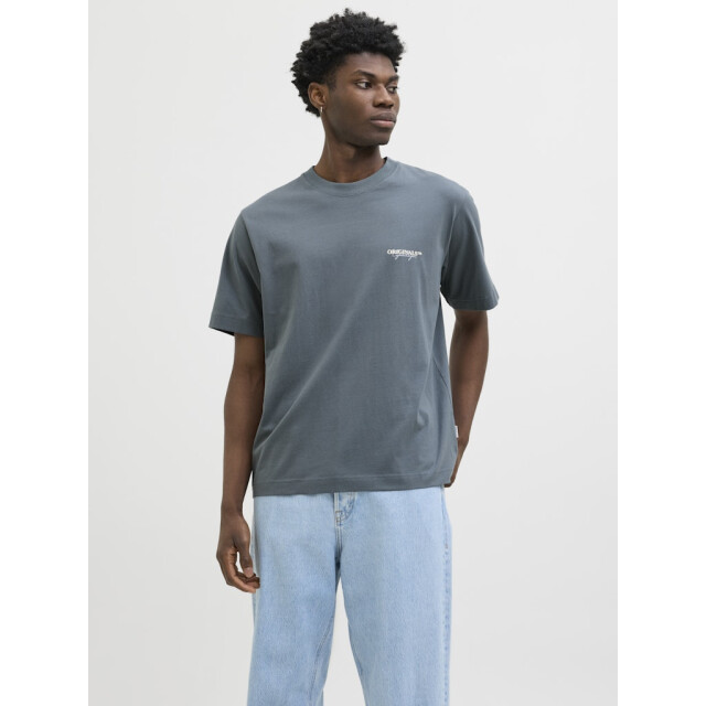 Jack & Jones jorislington type tee ss crew neck 12273640 stormy weather 05011.940.0093 large