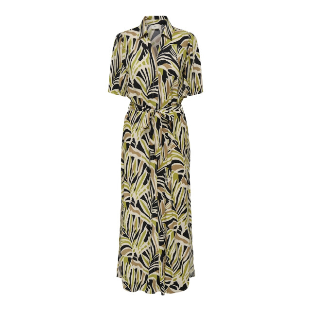 Jacqueline de Yong nile life 2/4 maxi shirt dress 15341270 black 06313.349.0027 large