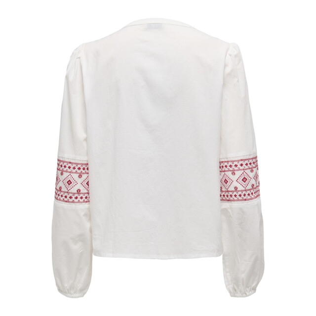 Jacqueline de Yong lulu l/s embroidery shirt wvn 15345478 ski patrol embroidery 06615.649.0018 large