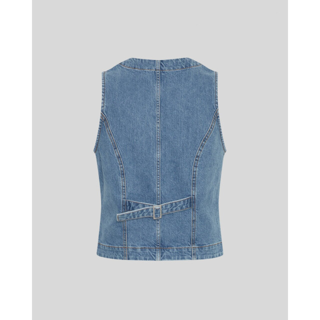 Moss Copenhagen eli ada vest 18855 mid blue wash 06228.264.0006 large