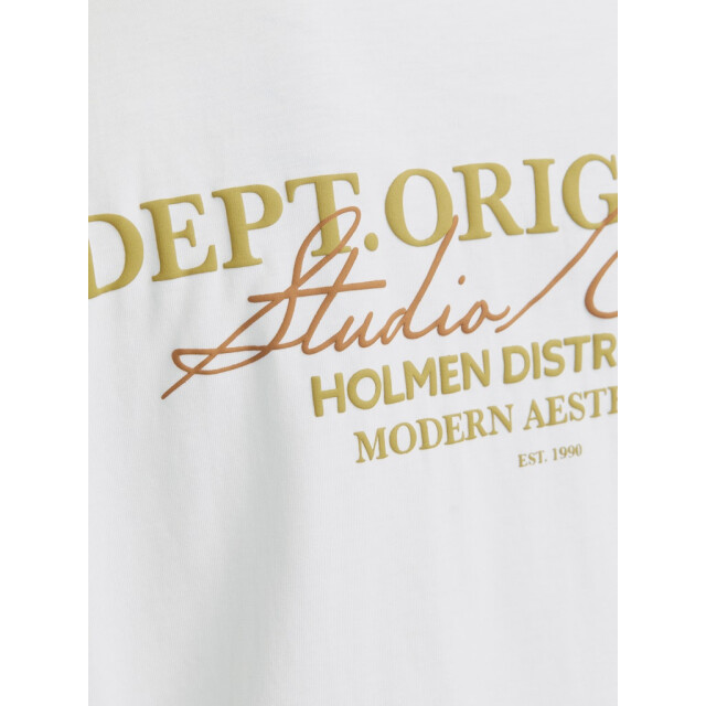 Jack & Jones jorislington type tee ss crew neck 12273640 bright white 05011.100.0187 large